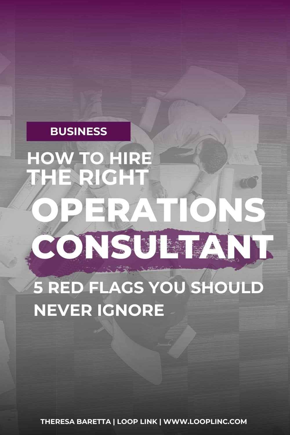 How to hire the right operations consultant